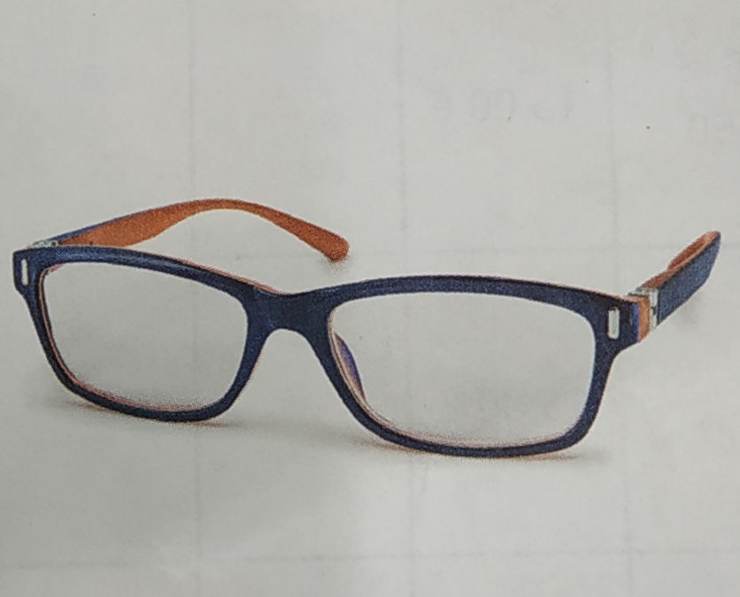 Occhiale Style blu arancio +2,50