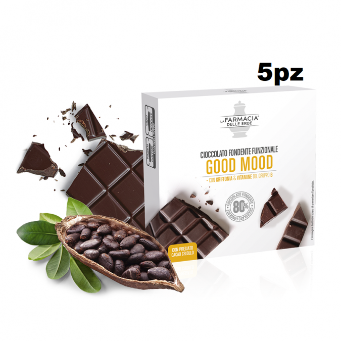 Good Mood Cioccolato Fondente Funzionale 30 g 5 pz
