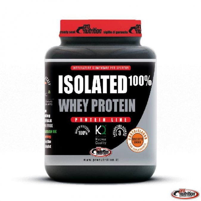 Isolated 100 % whey protein Gusto biscotto 908 gr 30 serving