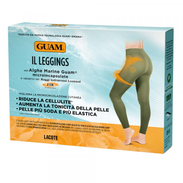 Guam Leggins Verde Leggings, XL Unisex-Adulto