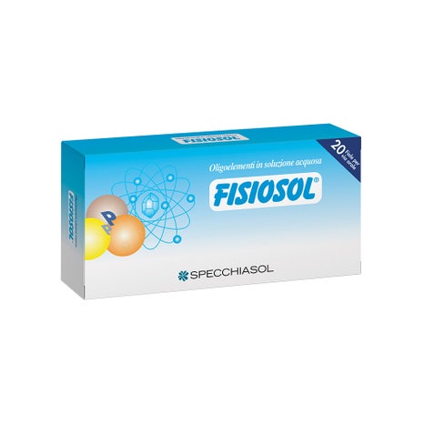 Specchiasol Integratore Alimentare Fisiosol 15 Cu, 20 Fiale da 2 ml