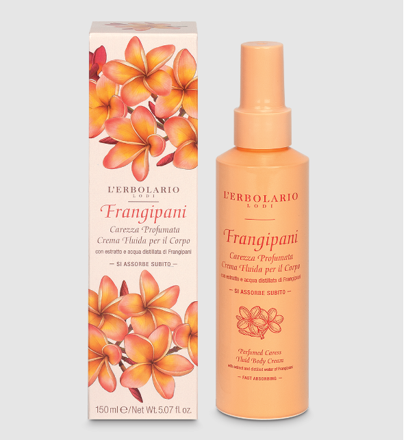 Frangipani Carezza Profumata Crema Fluida per il Corpo 150 ml