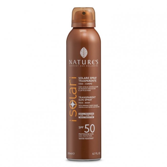 Solare Spray Trasparente SPF 50