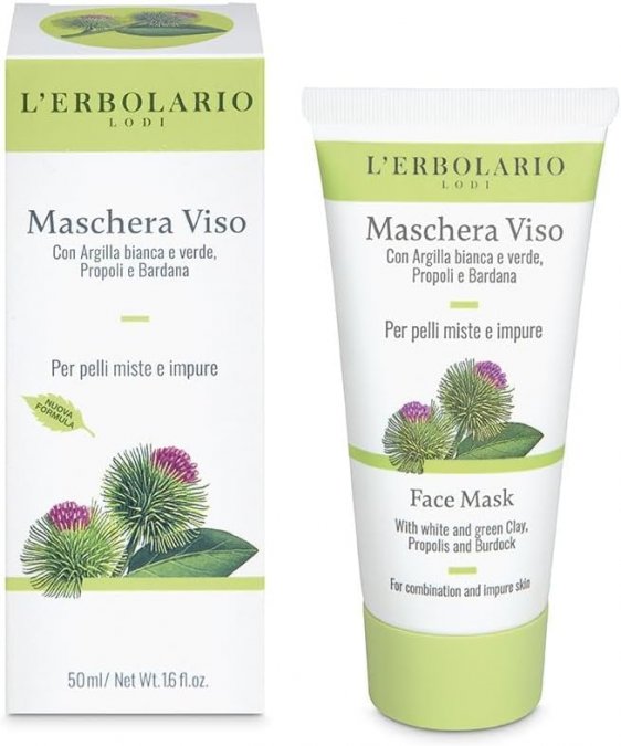 Erbolario - Maschera Viso - Bardana - 50 ml