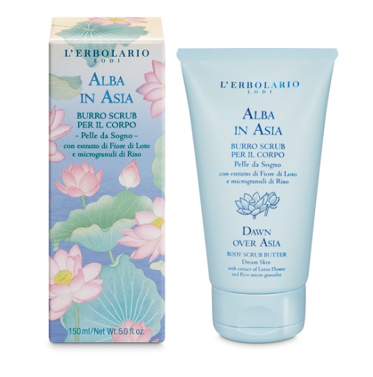 Alba in Asia Burro scrub per il corpo 150 ml