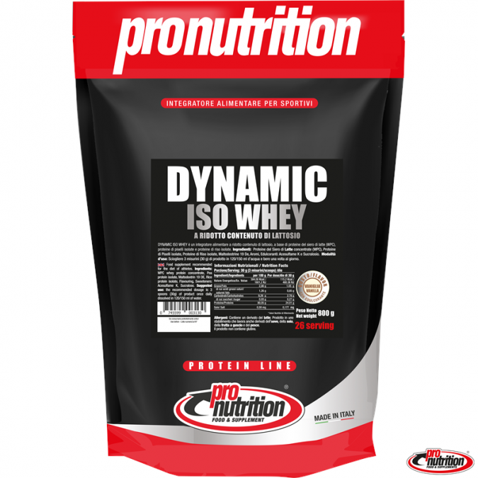 Pronutrition Dynamic ISO Whey Busta da 800g (Vaniglia)