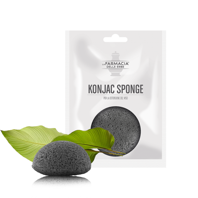 KONJAC SPONGE CON CARBONE DI BAMBÙ