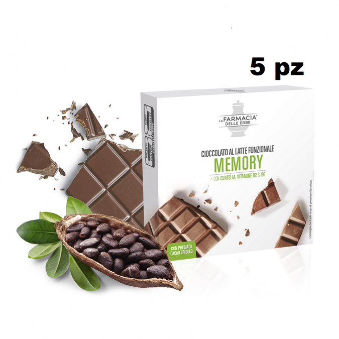 Memory Cioccolato al Latte Funzionale 30 g 5 pz
