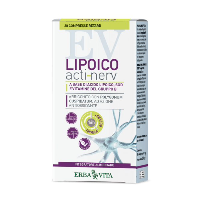 Lipoico Acti-nerv Retard 30 compresse retard