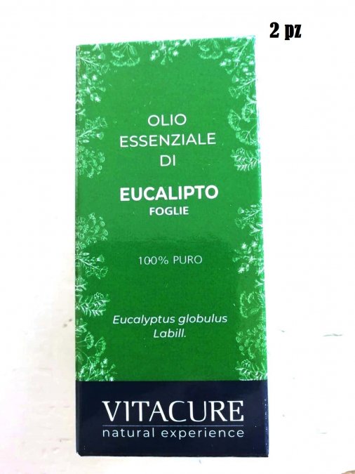 Vitacure Olio Essenziale di Eucalipto 10 ml 2PZ