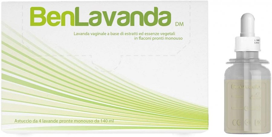 Ben Lavanda DM di OTI 4 Lavande Pronte Monouso da 140 ml con Cannula Vaginale