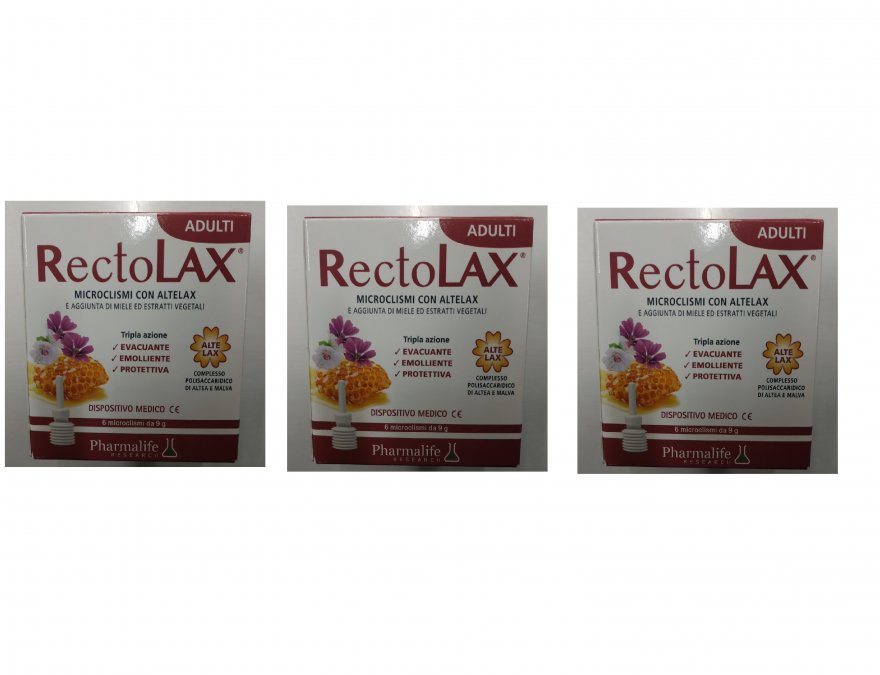 Rectolax Microclismi Adulti 3 confezioni