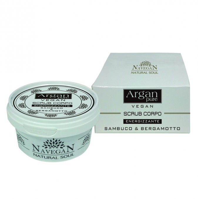 Navegan Argan pure Scrub corpo Sambuco & Bergamotto