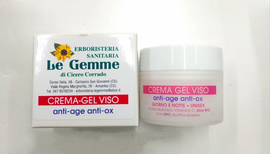 Crema-gel Viso anti-age anti-ox Erboristeria Le Gemme