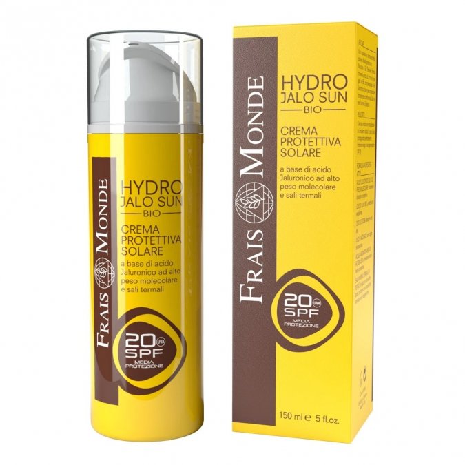 HYDRO JALO SUN BIO CREMA PROTETTIVA SOLARE SPF 20 MEDIA PROTEZIONE 150 ML