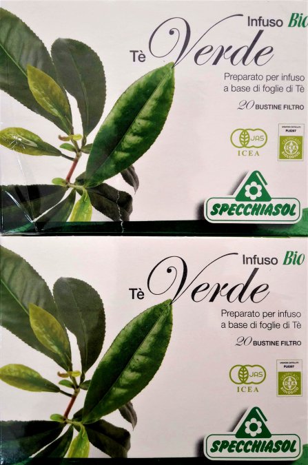 TÈ VERDE BIO 20 Filtri 2 confenzioni