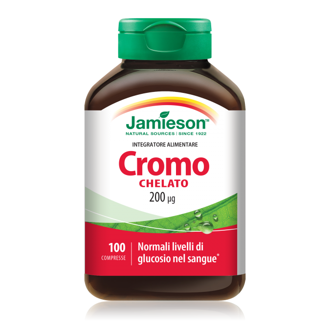 Jamieson Cromo Chelato, Integratore Alimentare di Cromo