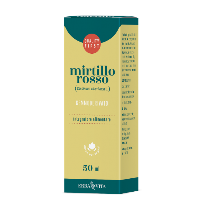 Erba Vita Gemmoderivato Mirtillo Rosso - 50 ml