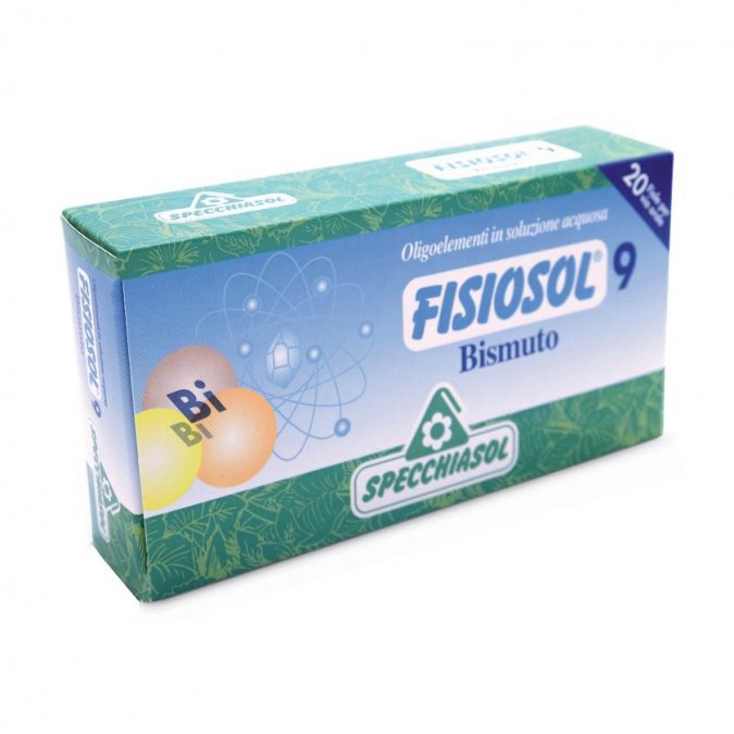 FISIOSOL 9 - BISMUTO 20 fiale per via orale