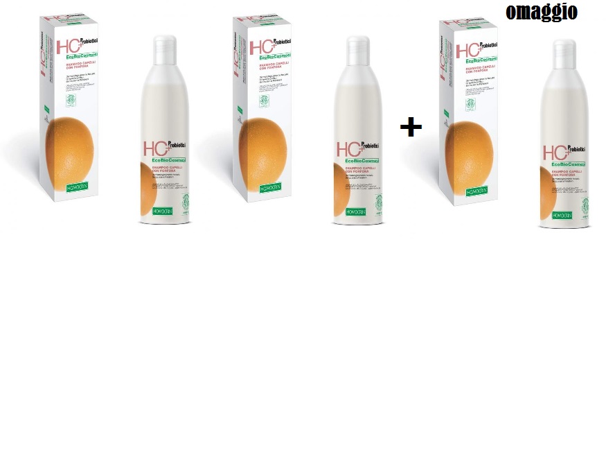 SHAMPOO NATURALE per CAPELLI CON FORFORA SECCA E GRASSA 250 ml 2+1 omaggio