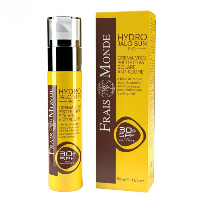 HYDRO JALO SUN BIO CREMA VISO PROTETTIVA SOLARE ANTIRUGHE SPF30 50 ML