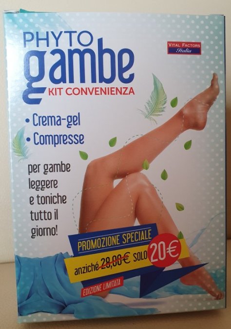 Phytogambe kit convenienza Crema gel e compresse