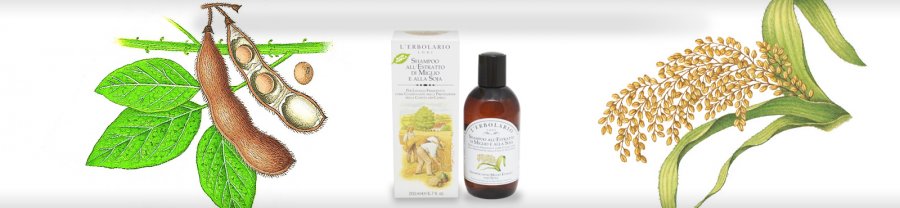 Shampoo all'Estratto di Miglio e alla Soja 200 ml