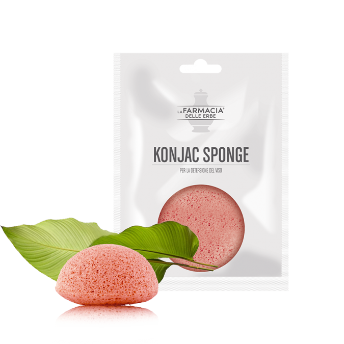 KONJAC SPONGE CON ARGILLA ROSSA